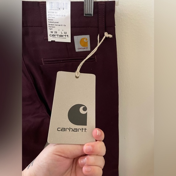 ✨NWT Men’s Carhartt Sid Pants Size 29x32 - Picture 12 of 15